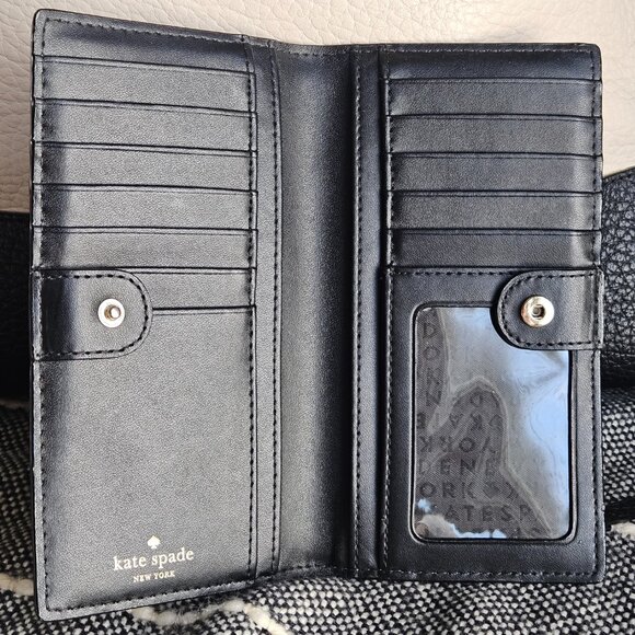 kate spade new york Bay Street Lexie Bag & Stacy Wallet, Black/Cream ColorBlock - Picture 12 of 16